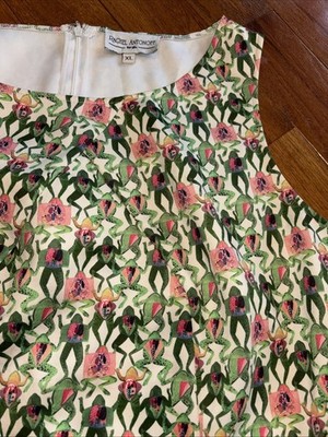 150 Rare Rachel Antonoff Anthropologie Dissecting Frog Dress Shift Flawless XL