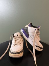 Nike Air Jordan 3 Retro TD 'Dark Iris' 2022 Toddler Size 7C