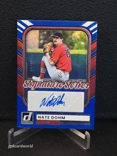2026 DONRUSS NATE DOHM SIGNATURE SERIES BLUE 02/75 ST. LOUIS CARDINALS