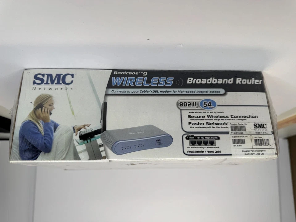 SMC SMCWBR14-G2 Barricade G 2.4GHz 54Mbps Wireless Cable/DSL Broadband Router - Image 4 of 4