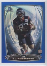 2014 Bowman Chrome Blue Refractor 155/199 CJ Fiedorowicz #156 1s8