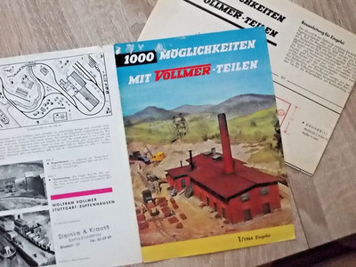 1000 Möglichkeiten mit VOLLMER-Teilen: ''Ziegelei'',  Ausgabe 1/1964