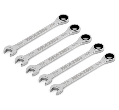 9/16'' Ratcheting Wrench Five Pack standar