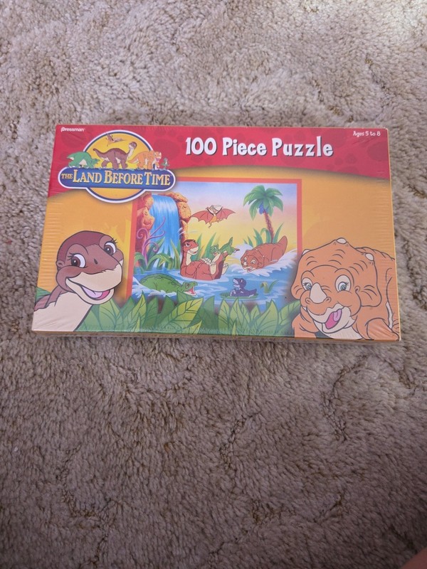 Children's The Land Before Time 100 Pc Jigsaw Puzzle Sealed Universal Studios 