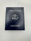 US Mint SILVER PROOF  2005 W American Eagle 1 oz .999  Original Box /Missing COA