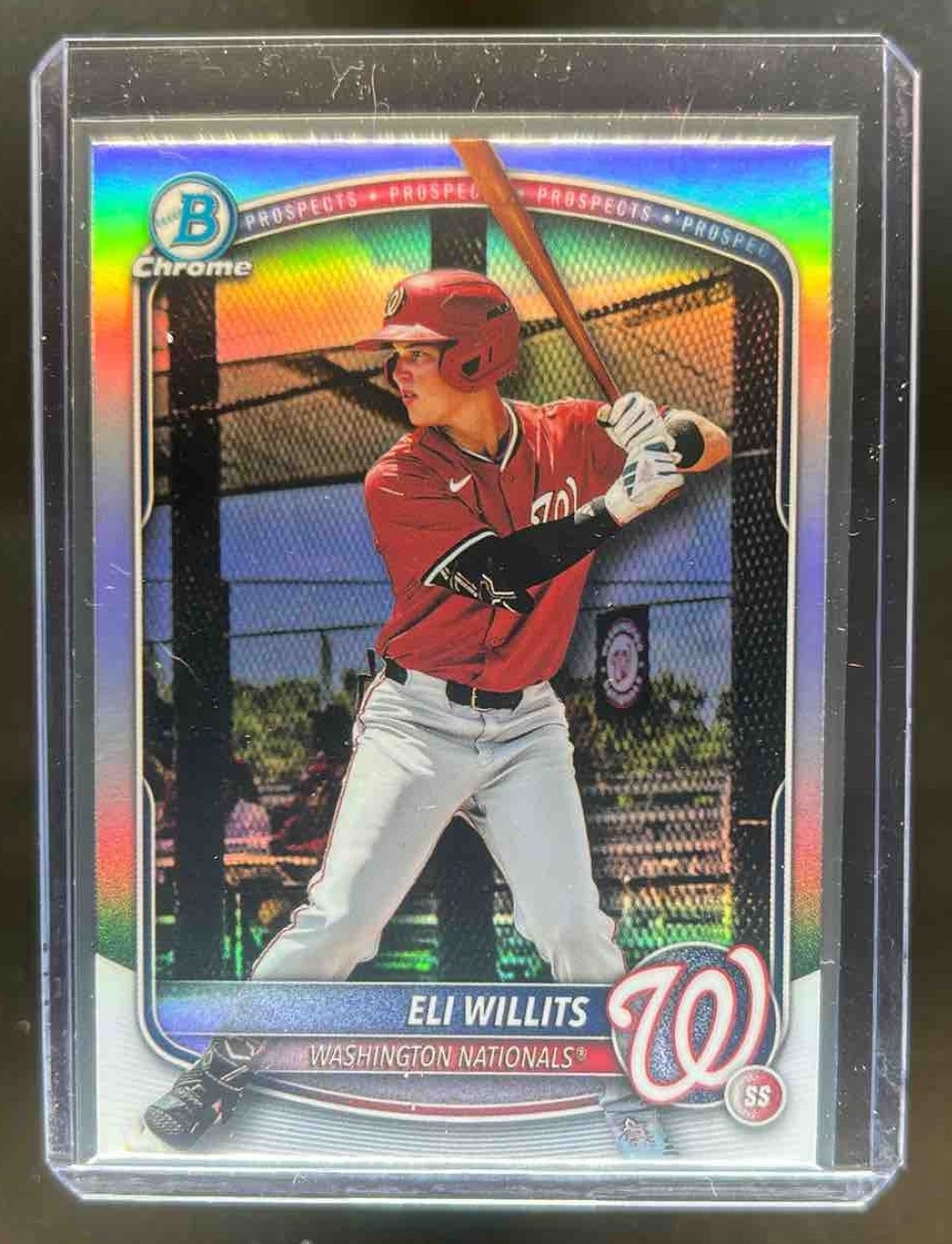 2025 Bowman Draft Eli Willits Chrome Image Variation 1st SSP #BDC-1 Nationals