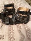 Bed Stu  Gladiator Sandal Zipper Leather Black Women 6.5 (Fits Like 7) — photo 6