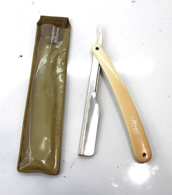Vintage Professional Salon Magic Shavette PAT REG Straight Razor  -NOS- #46-2049