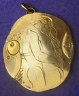 PIERRE YVES TREMOIS (mint 1985) GENESIS PENDANT Florentine bronze