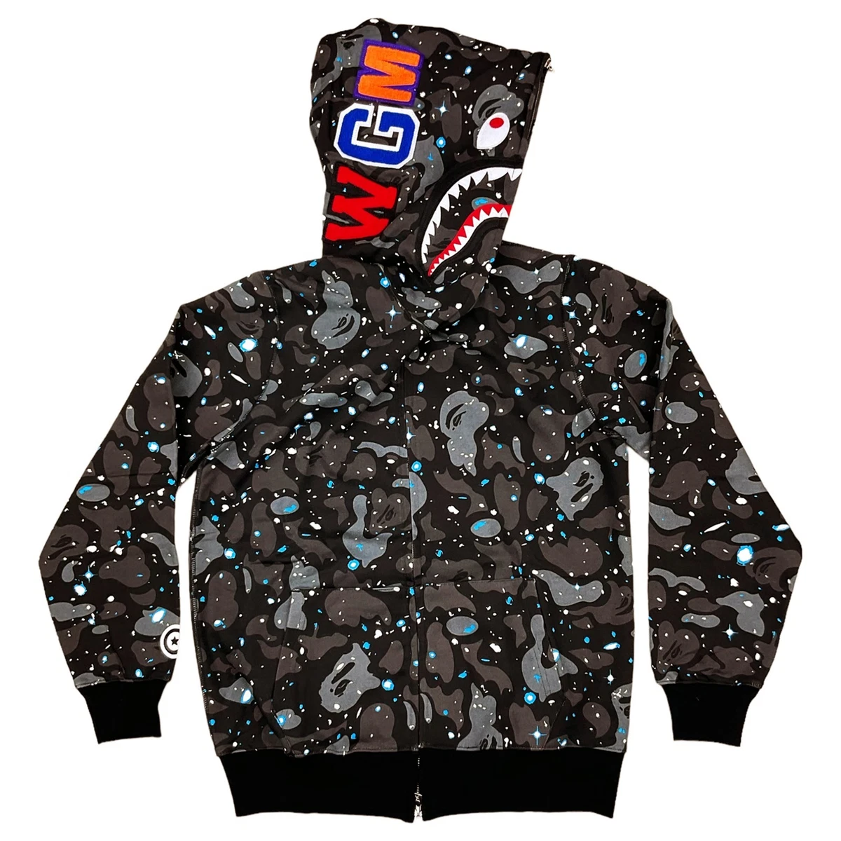 トップス A Bathing Ape Como Shark Hoodie XL Preços baixos em Bape Shark Camo em agasalhos e moletons