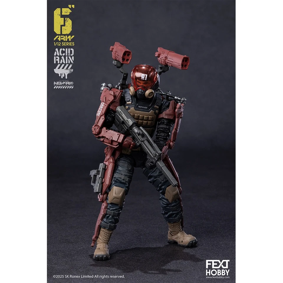 HIPLAY FEXT HOBBY Acid Rain World: Novark  1/12 Action Figure - Image 2 of 4