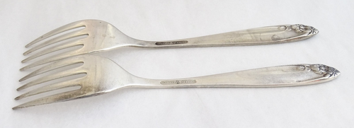 Wallace Sterling Forks / Lot of 2 / Selling As-Is / CB_27628_fs2 - Picture 17 of 17