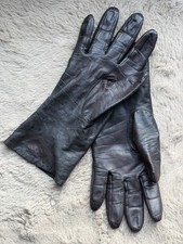 Women’s Soft Black Leather Gloves. 7 1/2 Women’s
