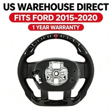 Black Carbon-fiber-look Steering Wheelfits 20152020 Ford F-150