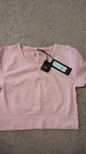 BOUX AVENUE BOUX SPORT PINK CROP TOP BNWOT SIZE UK MEDIUM BRRP  28