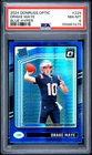 2024 PANINI DONRUSS OPTIC BLUE HYPER #229 DRAKE MAYE ROOKIE RC PSA 8