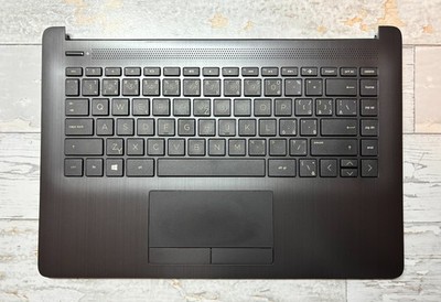 HP 14-cm0012nc Genuine Palmrest with CZ-SK Keyboard 6070B1306303 L23241-FL1