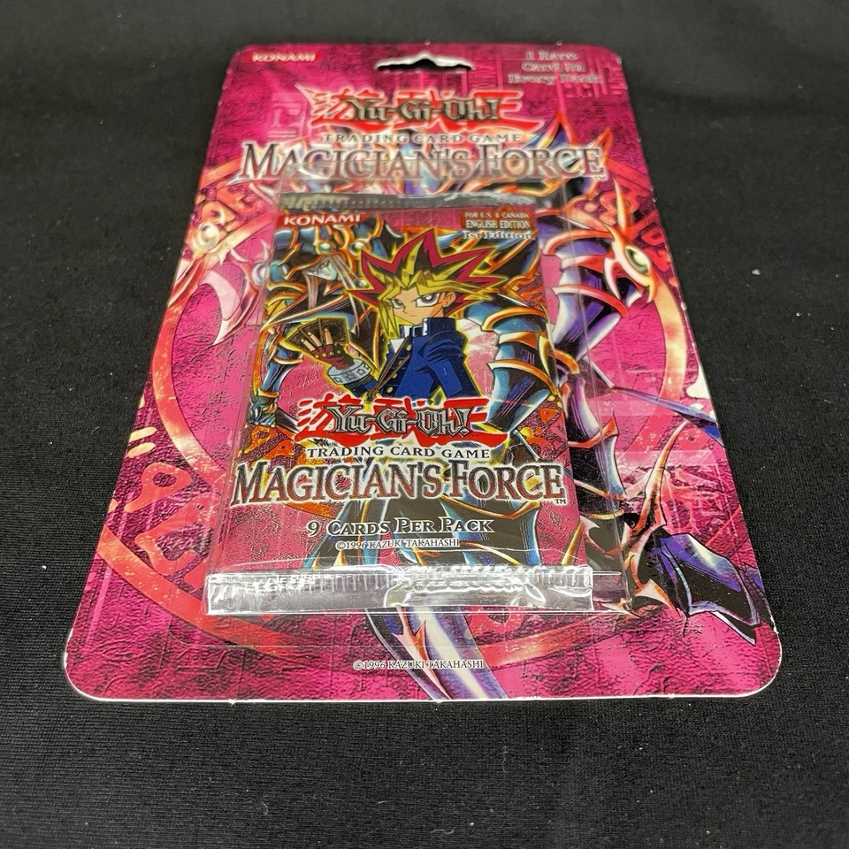 Yu-Gi-oh! Magician’s Force 1st Edition Blister Booster Pack Sealed 1996 First ED - Image 3 of 4