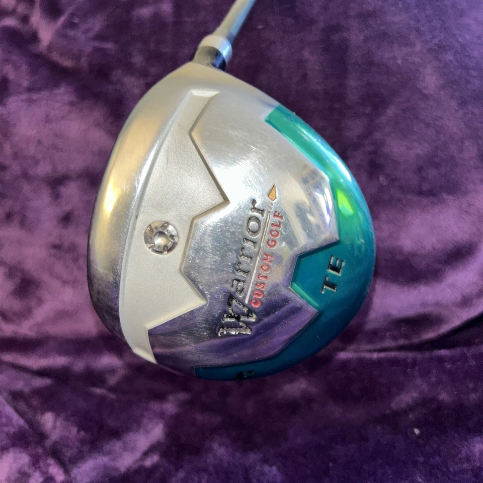 Warrior Custom Golf TE 3 madera de calle Reg Flex varilla de grafito diestro 42,5” agarre nuevo Foto 2 de 4