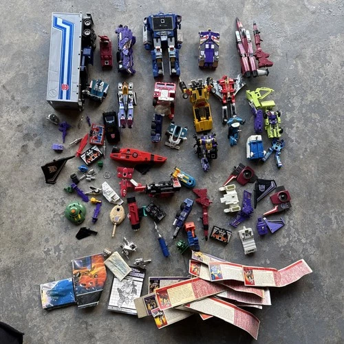 Vintage TRANSFORMERS G1 ACCESSORIES LOT PARTS Toys Collectible Optimus