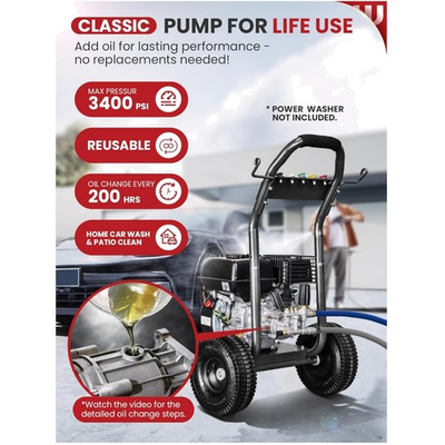 #ad High Performance Pressure Washer Pump Self Priming $153.99