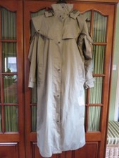 Jack Murphy Outdoor Waterproof Hooded Coat Long Khaki Size 16 Vgc