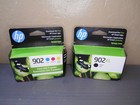 4-Pack Hp Genuine 902Xl Black & Color Ink *In Date* - New - Exp: 04/25 & 10/25