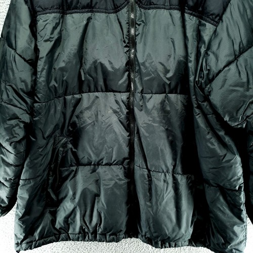 Steve & Barry’s Size L Double Down Puffer Brown Coat Jacket Down Feathers Coat - Picture 8 of 23
