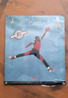 【美品】マイケルジョーダン10yearsカレンダー 1984-1994 MICHAEL JORDAN Ten Year Anniversary Spiral