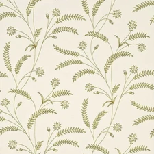 GP & J Baker PW78001 Scampston Trail Ivory Floral Vine Wallcovering Wallpaper