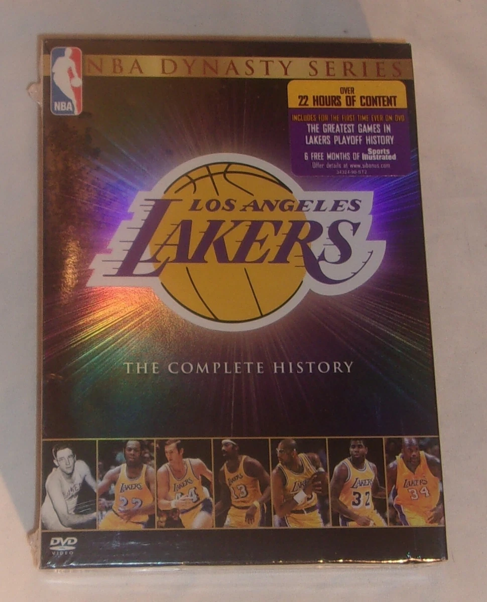 NBA DYNASTY SERIES LOS ANGELES LAKERS THE COMPLETE HISTORY DVD SET NEW SEALED