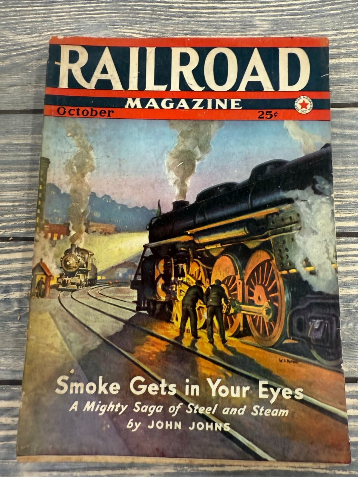 Vintage 1942 Railroad Magazine October Issue 