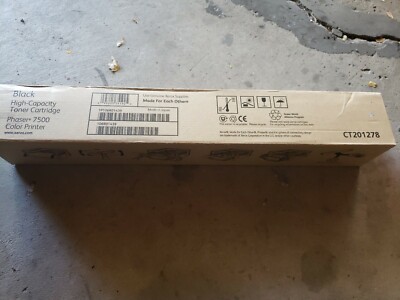 Black High Capacity Xerox Toner CartridgePhaser 7500 color printer