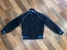 Vtg 90s Bandera Outfitters USA Blanket Lined Western Aztec Youth Kids Coat