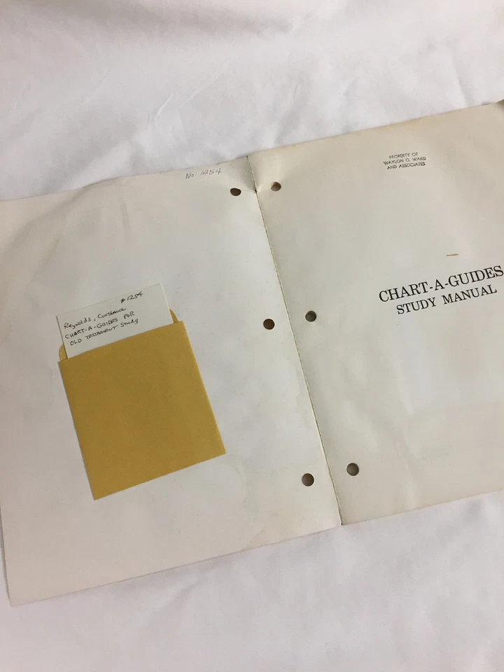 Chart-a-Guides for Old Testamnet, Study Manual- Constance Reynolds - Image 3 of 4