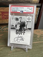 2018 Encased Honors Jared Goff 1/1 Auto PSA 9 SSP Rookie Notable Signatures Rams