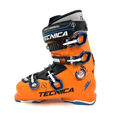 Tecnica Ten.2 100 Black Orange Downhill Alpine Ski Boots  display picture 2