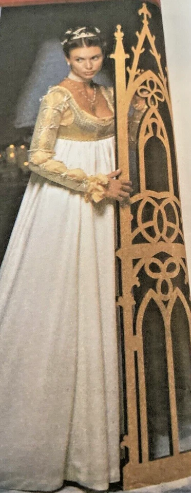 Simplicity Pattern 9531 Renaissance Costume Blouse Dress Gauntlet Size 6-12 Uncu - Image 2 of 4