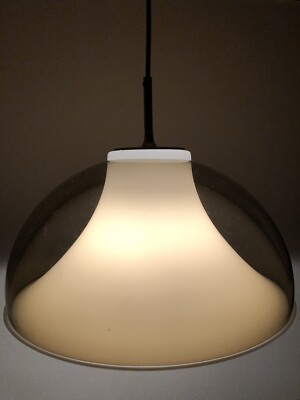 Vintage Sarfatti Pop Art LIGHT Op Space Age Pendant LAMP Arteluce 60s Martinelli
