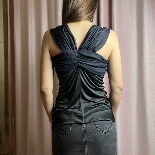 Balenciaga Paris Silk Top Shirt blouse size S - Picture 9 of 9