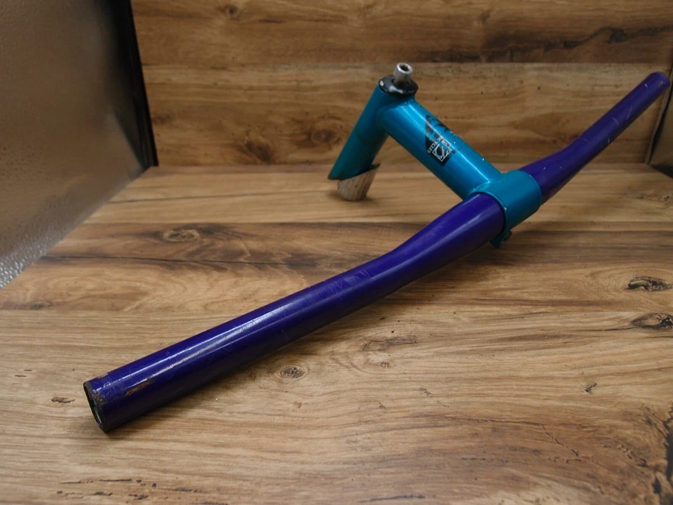 MTB flat handlebar steel+ quill stem CAT by nL CRMO 28.6 mm - Image 2 of 4