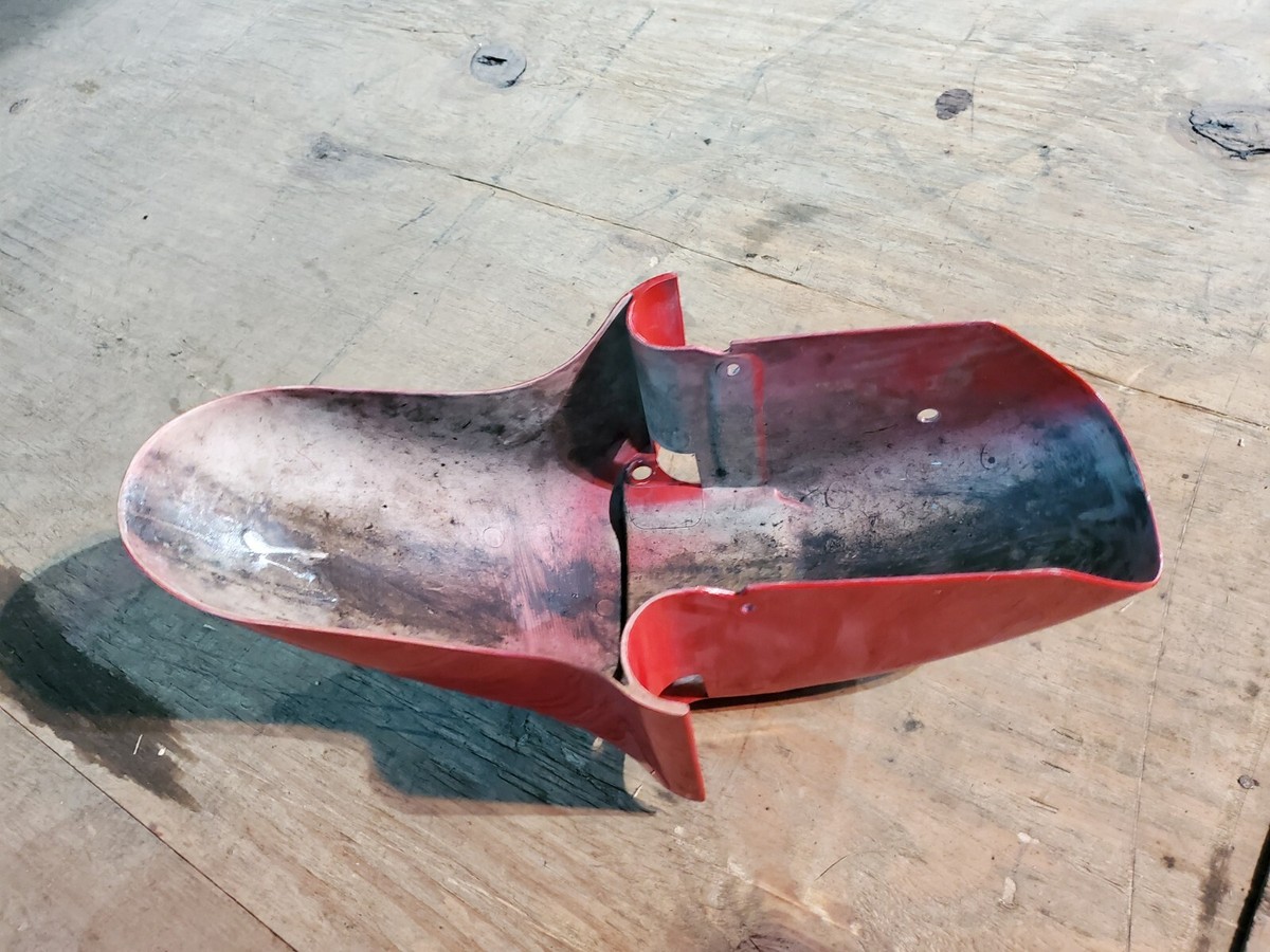 85 86 87 KAWASAKI NINJA ZX 600 ZX600 FRONT FENDER RED mud guard | eBay