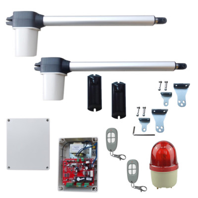 24V Torantrieb Flügeltorantieb Drehtorantrieb Set für zweiflügeliges Tor  SC3