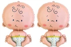 2 x UNISEX 80CM BIG FOIL BALLOON FOR BABY SHOWER CHRISTENING BIRTHDAY PARTY