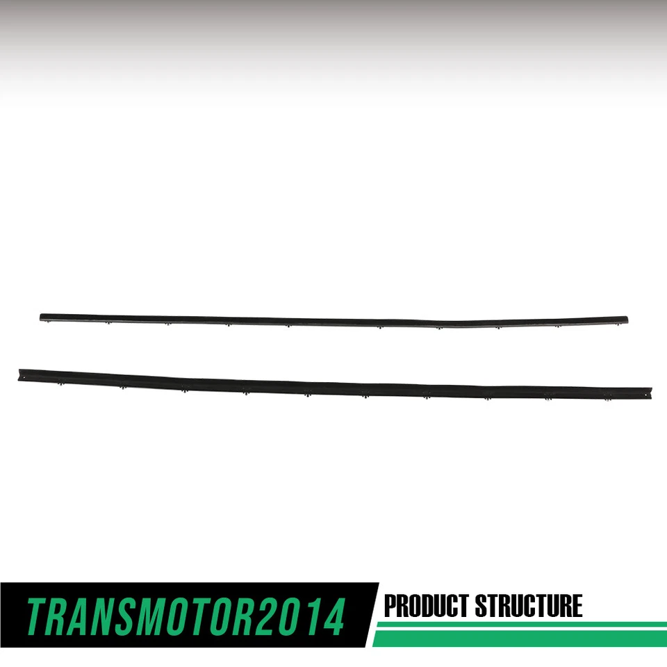 Fit For 1978-1996 Ford Bronco Tailgate Window Sweep Weatherstrip Seal Set Kit Foto 2 de 4