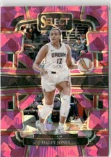 2023-24 Panini Select WNBA Pink Ice Prizm Haley Jones Atlanta Dream #55 Parallel