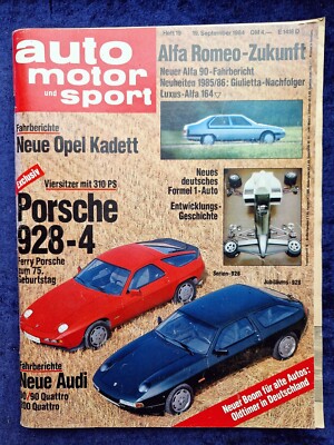 AMS 19/1984 Opel Kadett E GSi, Alfa Romeo 90, Fiat 124 Spider Volumex, Audi 90