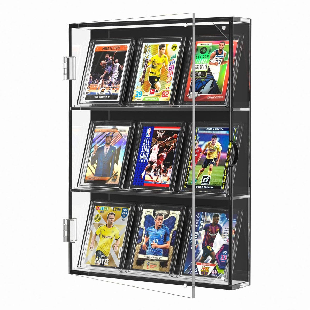 best card display case Amazon.com: ELITIK Acrylic Card Display Case for One Touch Card Display Case  55pt–180pt – Holds 12 Thick One Touch Magnetic Holders, Wall Mount or  Desktop Acrylic Display Frame : Sports & Outdoors main image 0
