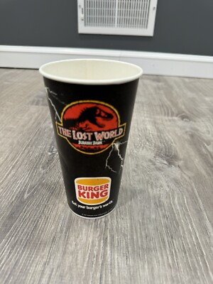 Vintage Paper Cup Burger King Jurassic Park Dinosaur Movie B12 | eBay