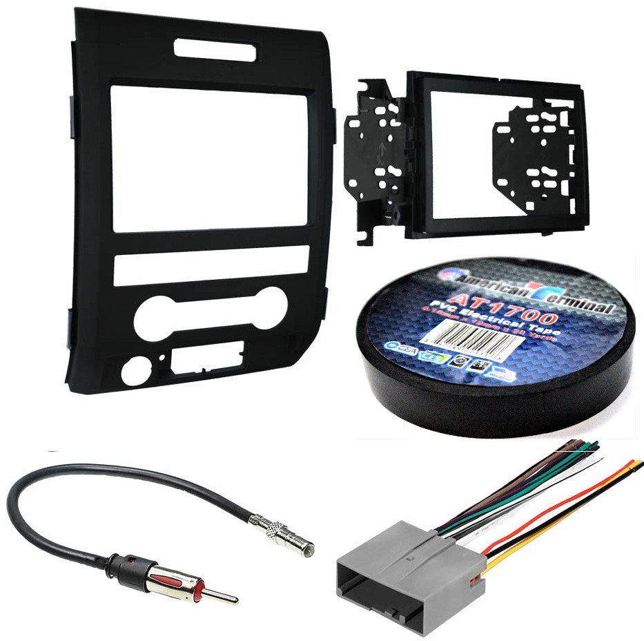 Car Stereo Installation Kit Compatible Fit Ford F150 2009 &ndash; 2012 In-Dash